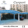 Sturdy and Strong Aluminum Carports for Sale with Polycarbonate Roof